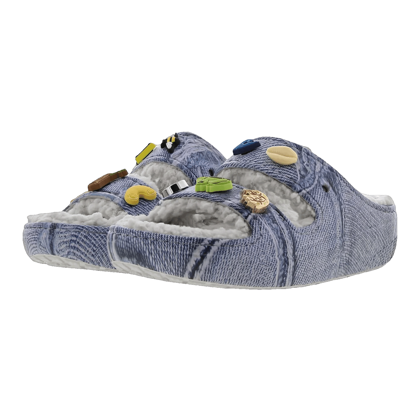 Crocs Classic Cozzzy Sandal SZA Denim Side