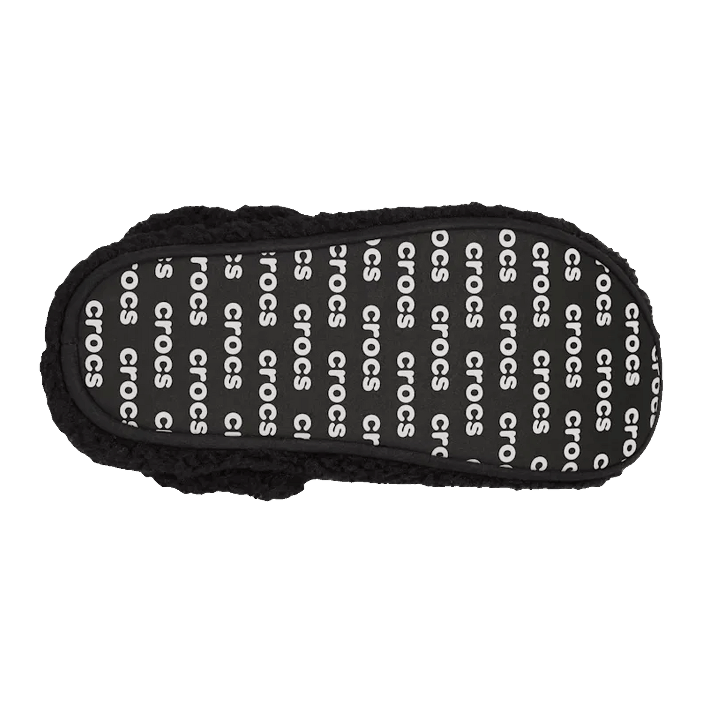 Crocs Classic Cozzzy Slipper Black Sohle