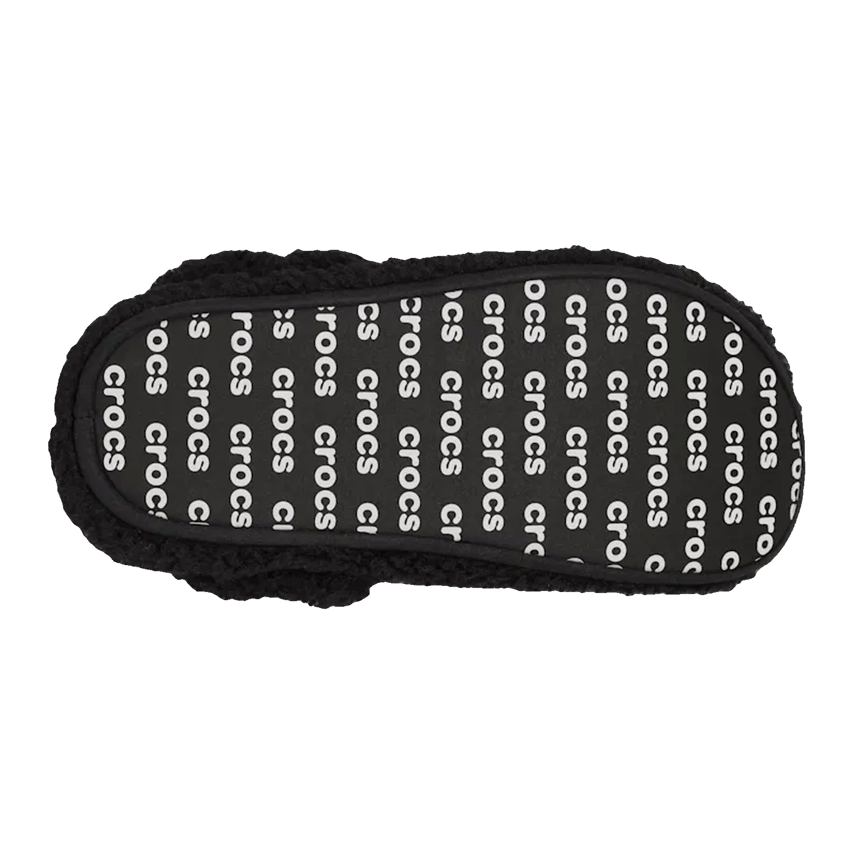 Crocs Classic Cozzzy Slipper Black Sohle