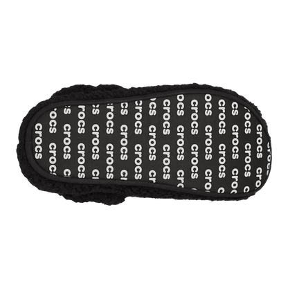 Crocs Classic Cozzzy Slipper Black Sohle