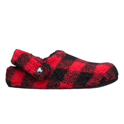 Crocs Classic Cozzzy Slipper Buffalo Check Red