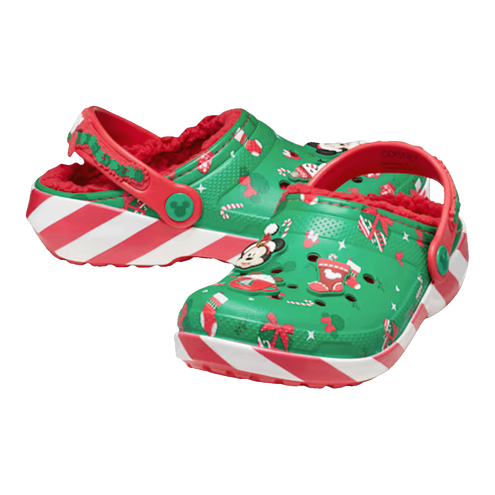 Crocs Classic Lined Clog Disney Mickey Mouse Holiday Side