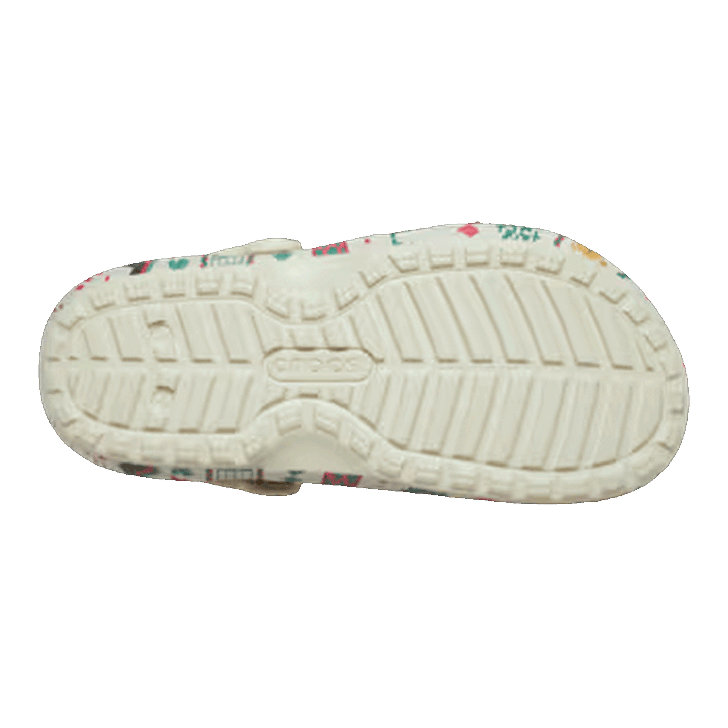 Crocs Classic Lined Clog Fair Isle Bone Sohle