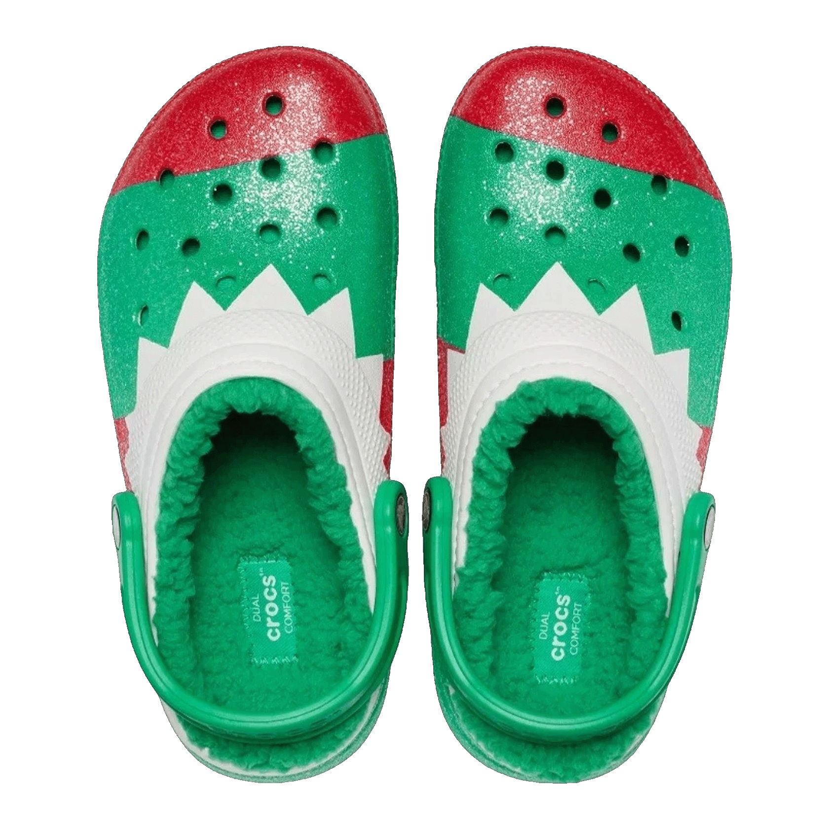 Crocs Classic Lined Clog Holiday Elf Oben