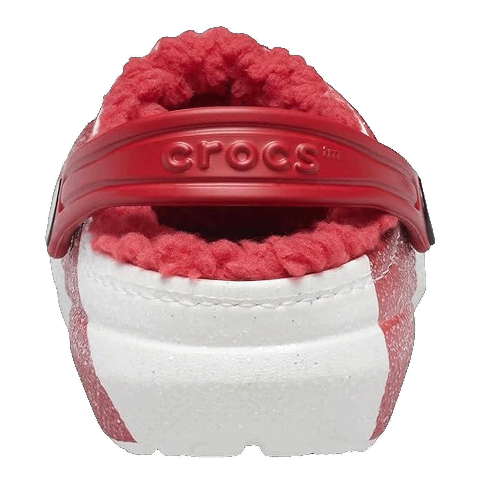 Crocs Classic Lined Clog Holiday Peppermint Back