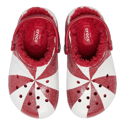 Crocs Classic Lined Clog Holiday Peppermint Oben