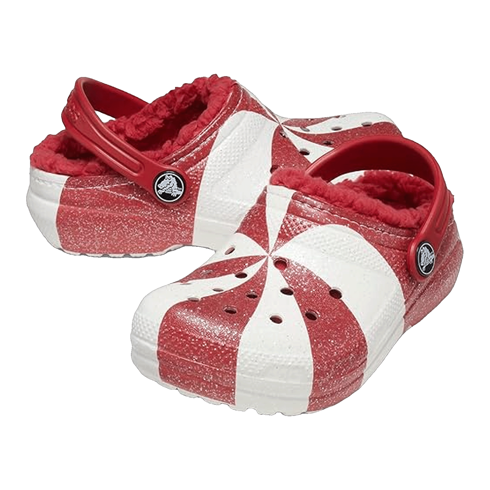 Crocs Classic Lined Clog Holiday Peppermint Side