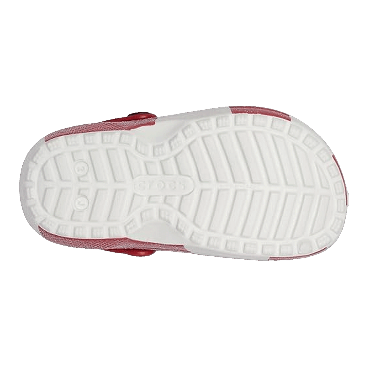 Crocs Classic Lined Clog Holiday Peppermint Sohle