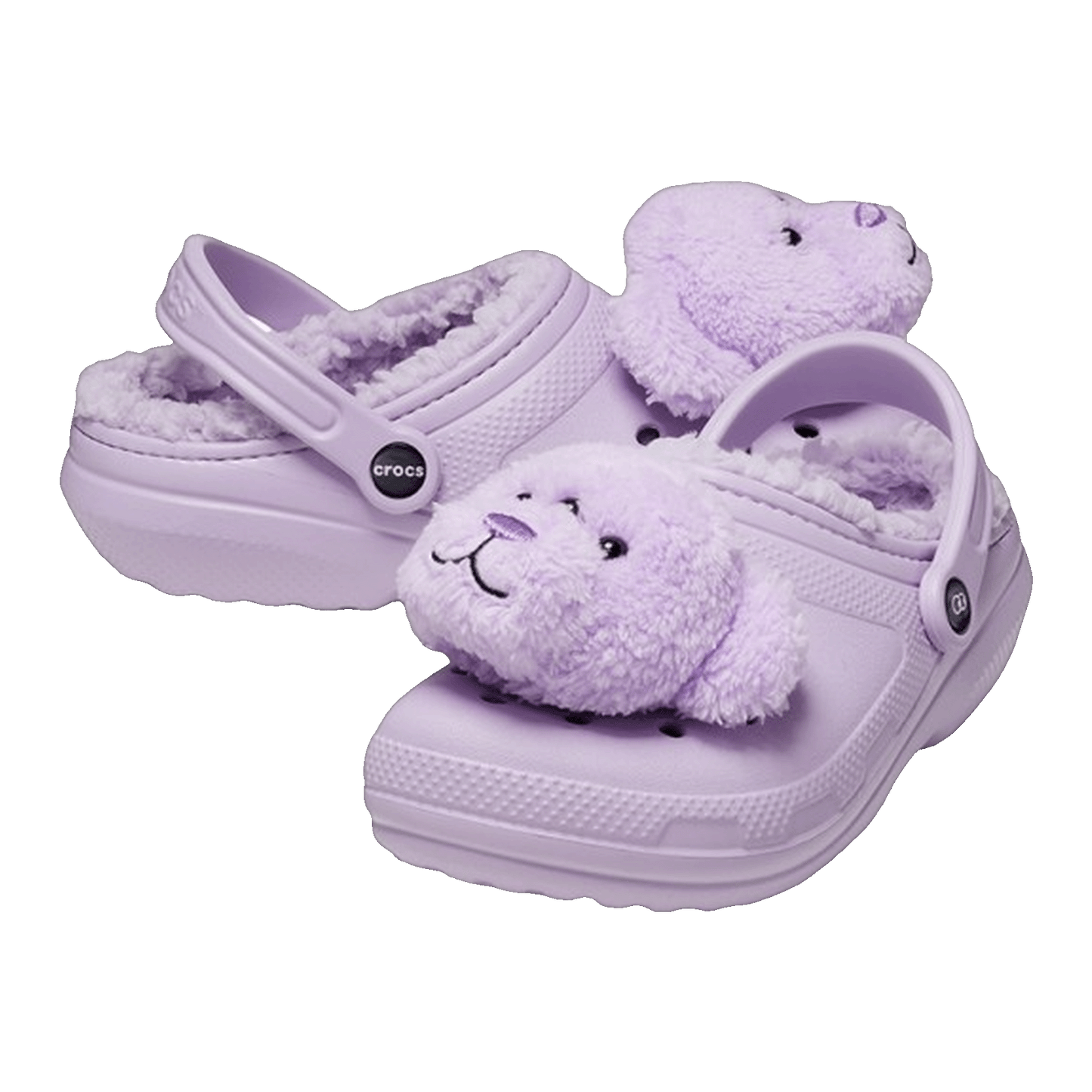 Crocs Classic Lined Clog Lazy Oaf Three Eyed Teddy Side