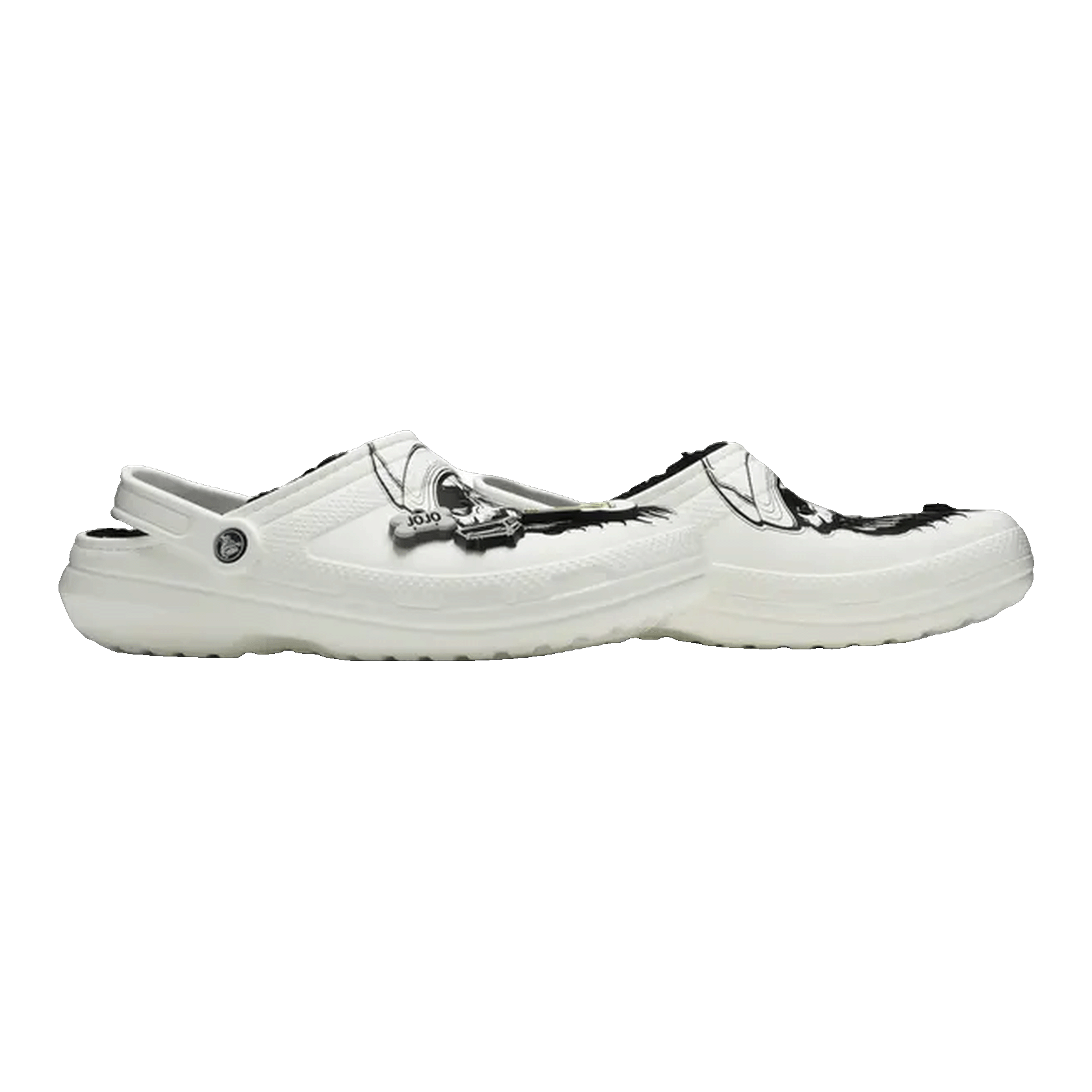 Crocs Classic Lined Clog Luke Combs Skully Side