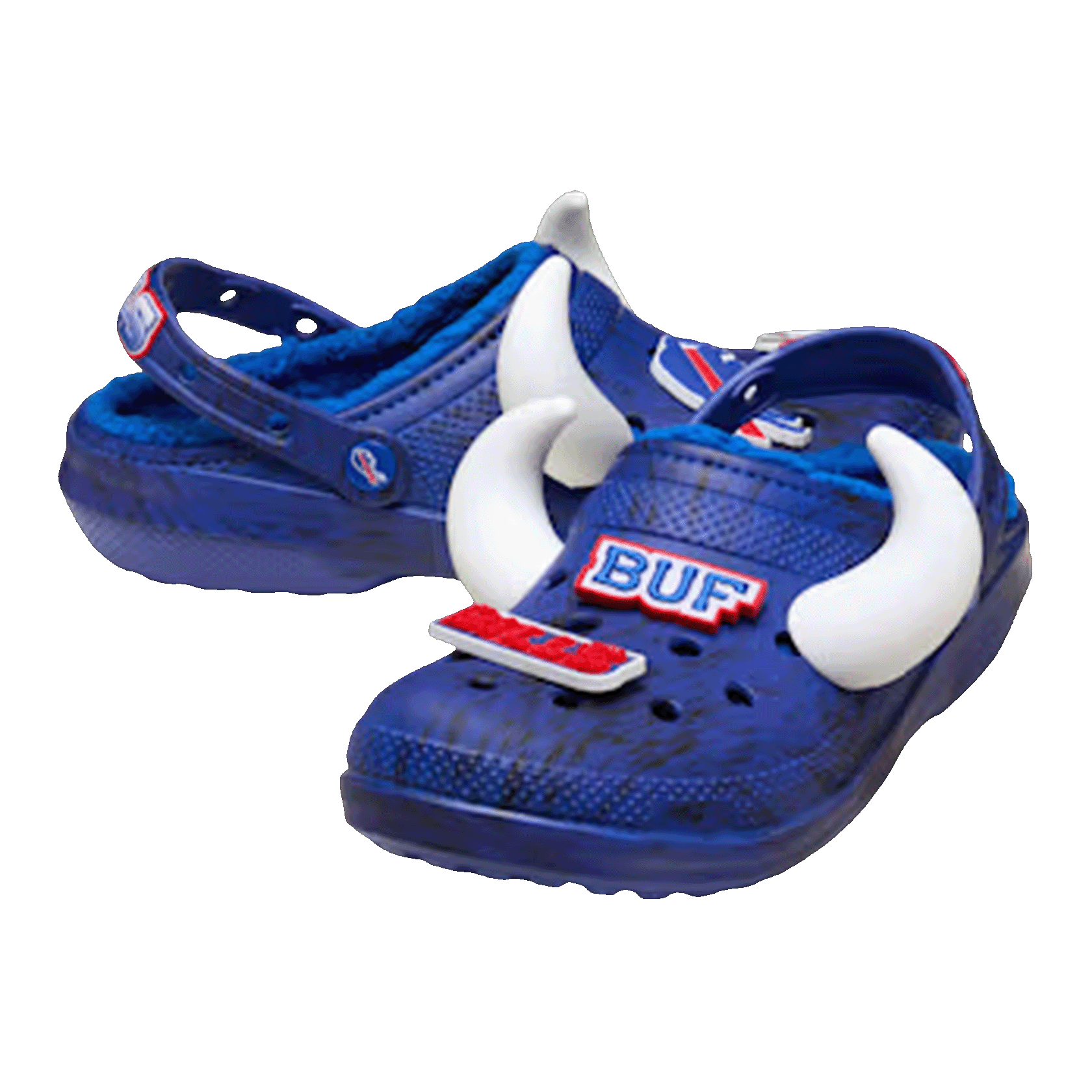 Crocs Classic Lined Clog NFL Buffalo Bills Side