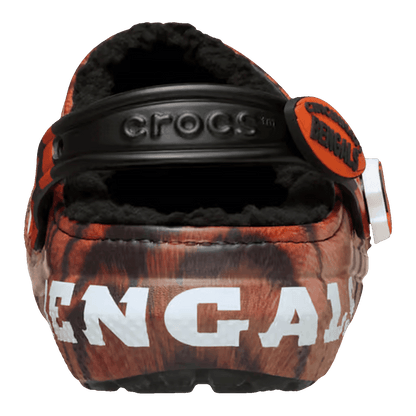 Crocs Classic Lined Clog NFL Cincinnati Bengals Back
