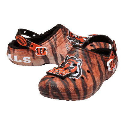 Crocs Classic Lined Clog NFL Cincinnati Bengals Side
