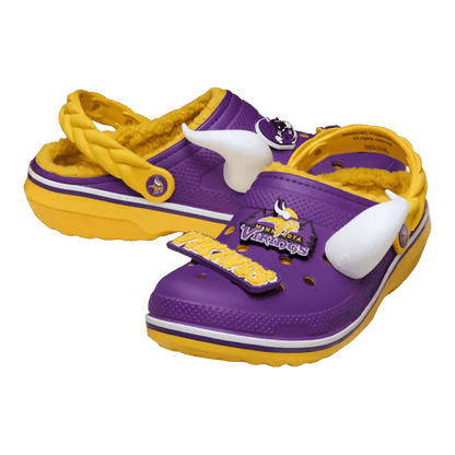 Crocs Classic Lined Clog NFL Minnesota Vikings Side