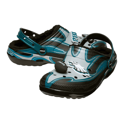 Crocs Classic Lined Clog NFL Philadelphia Eagles Side