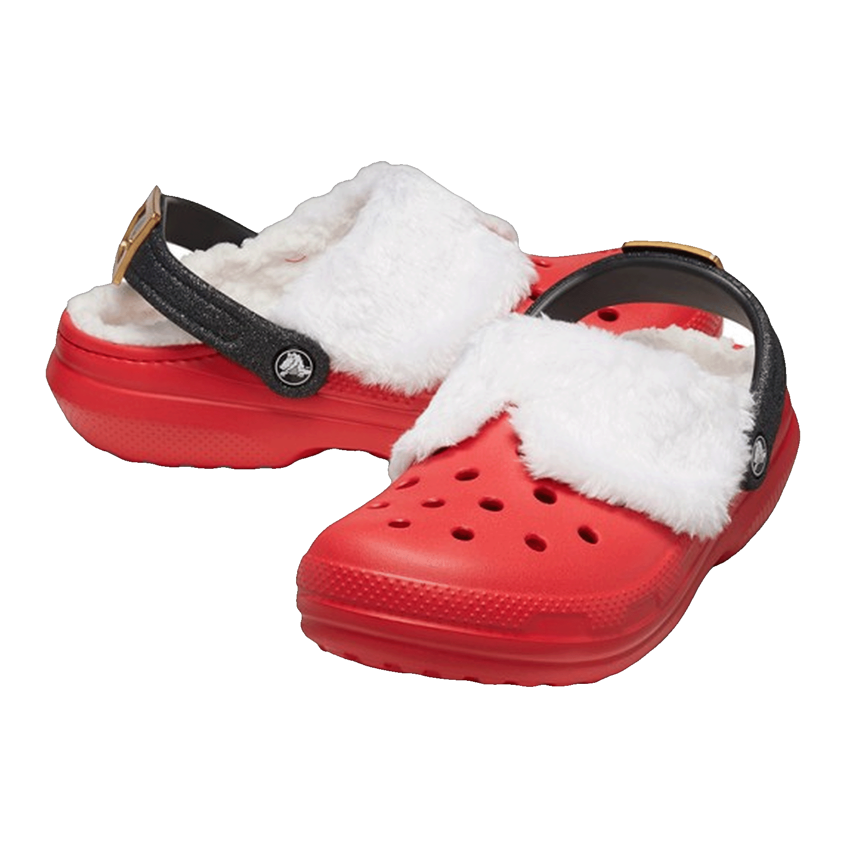 Crocs Classic Lined Clog Santa Side