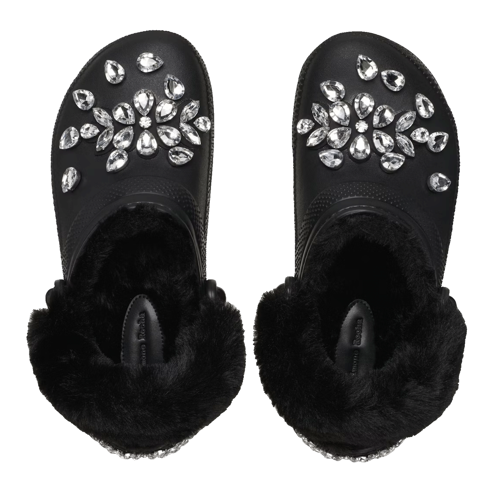 Crocs Classic Lined Clog Simone Rocha Black Oben