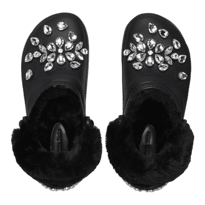 Crocs Classic Lined Clog Simone Rocha Black Oben