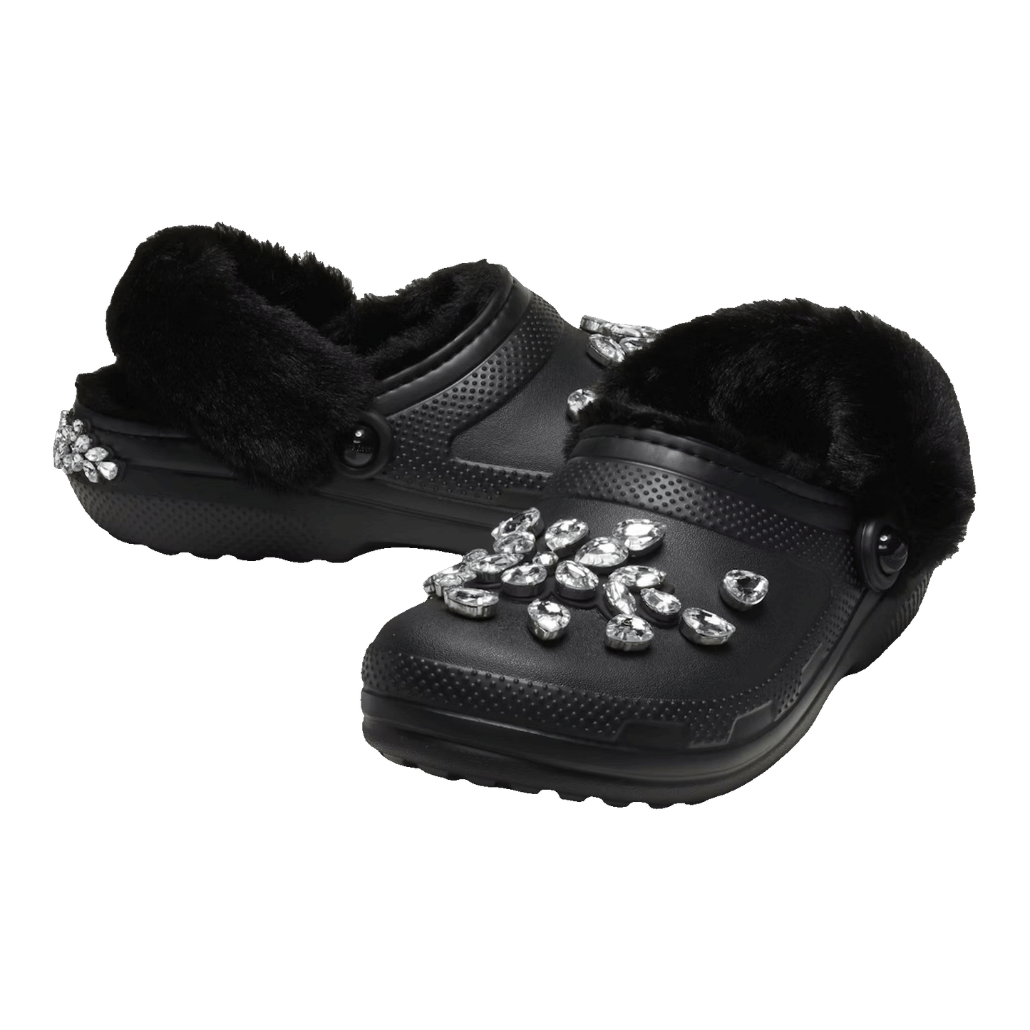 Crocs Classic Lined Clog Simone Rocha Black Side