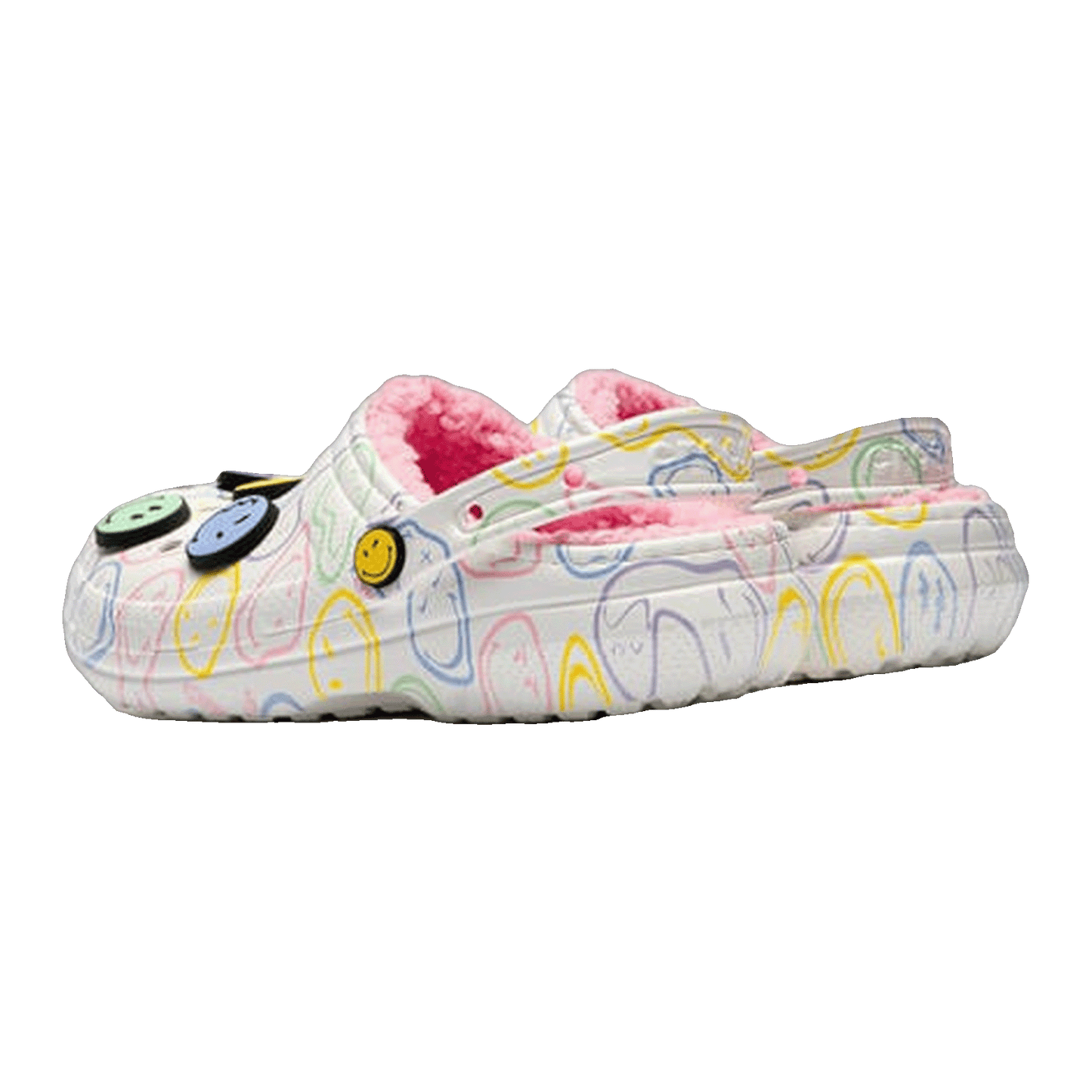 Crocs Classic Lined Clog SmileyWorld Back