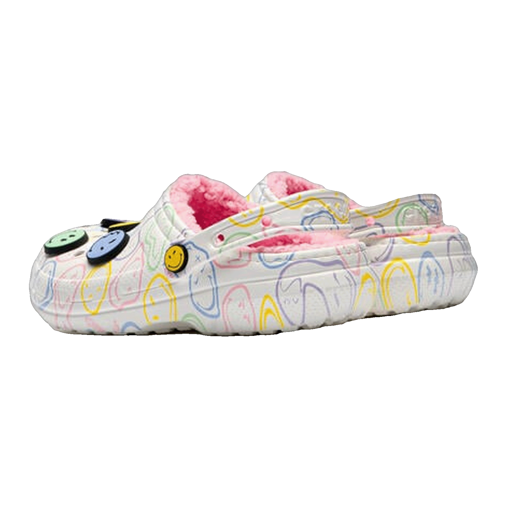 Crocs Classic Lined Clog SmileyWorld Back