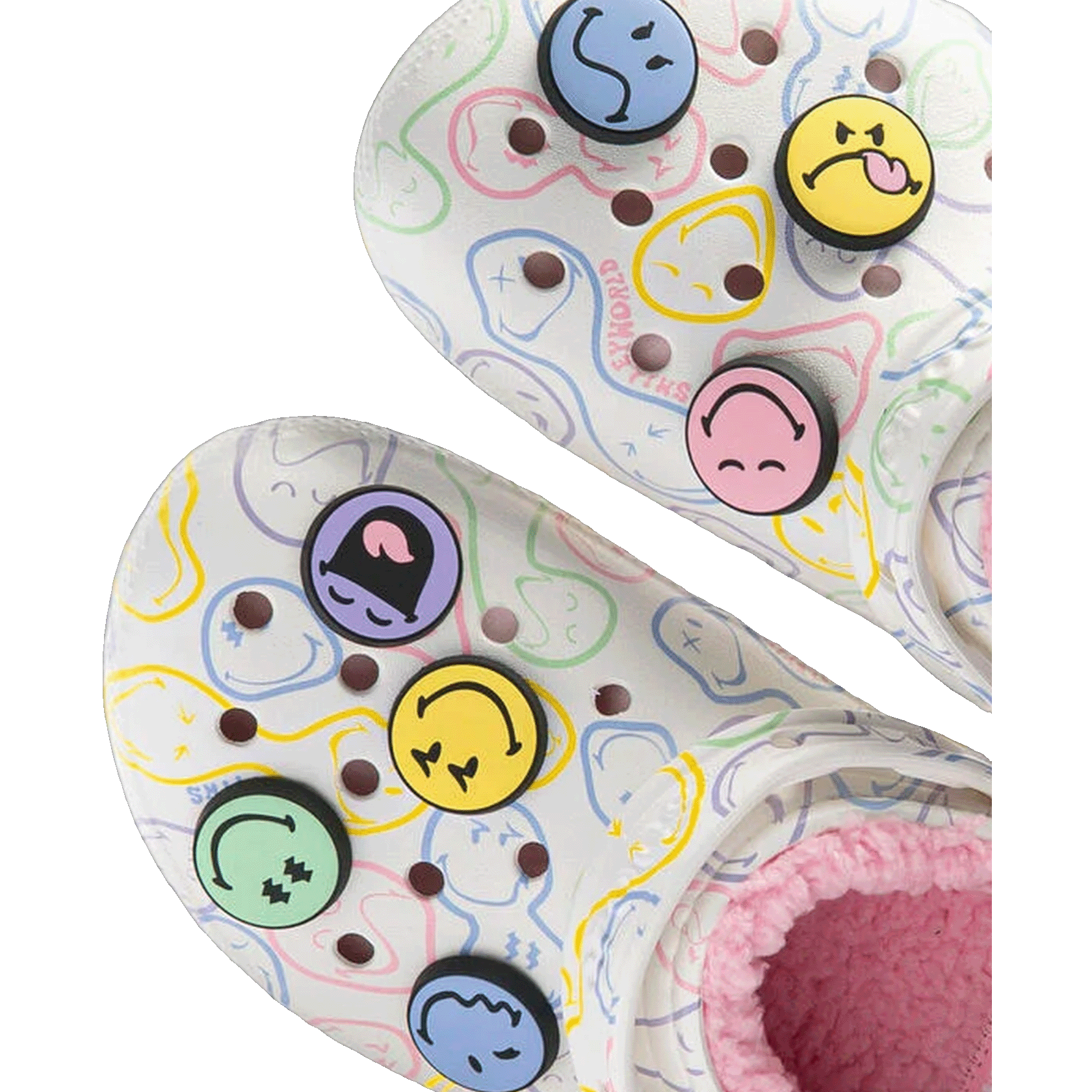 Crocs Classic Lined Clog SmileyWorld Oben