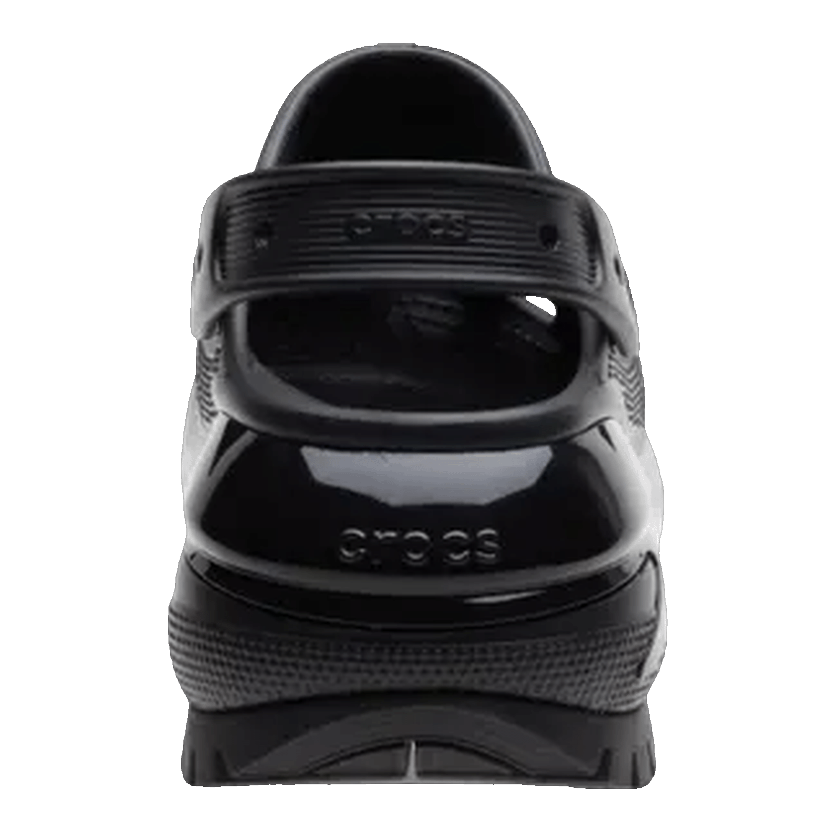 Crocs Classic Mega Crush Clog Black Back