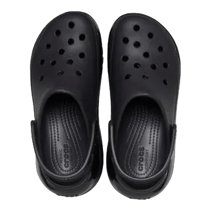 Crocs Classic Mega Crush Clog Black Oben