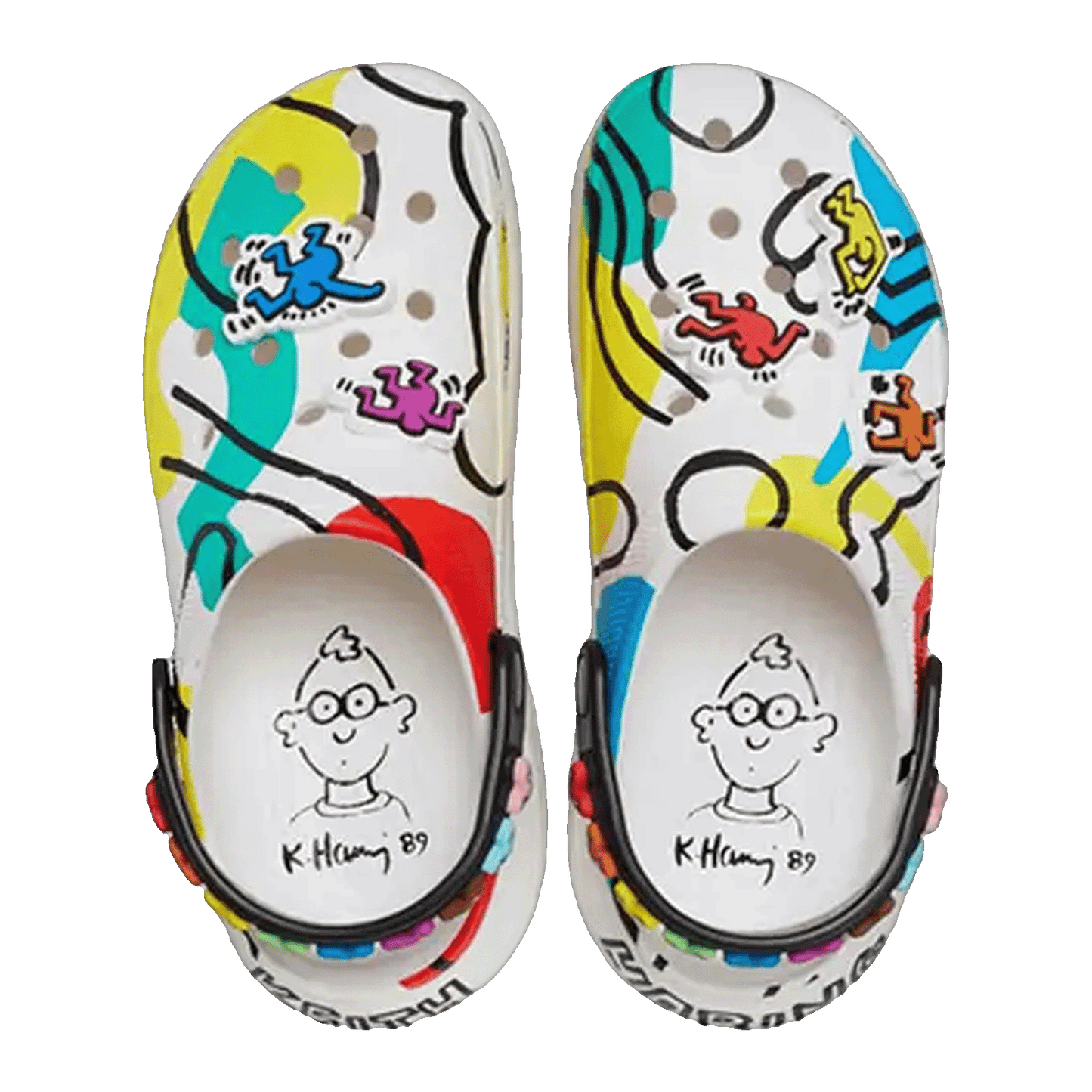 Crocs Classic Mega Crush Clog Keith Haring Oben