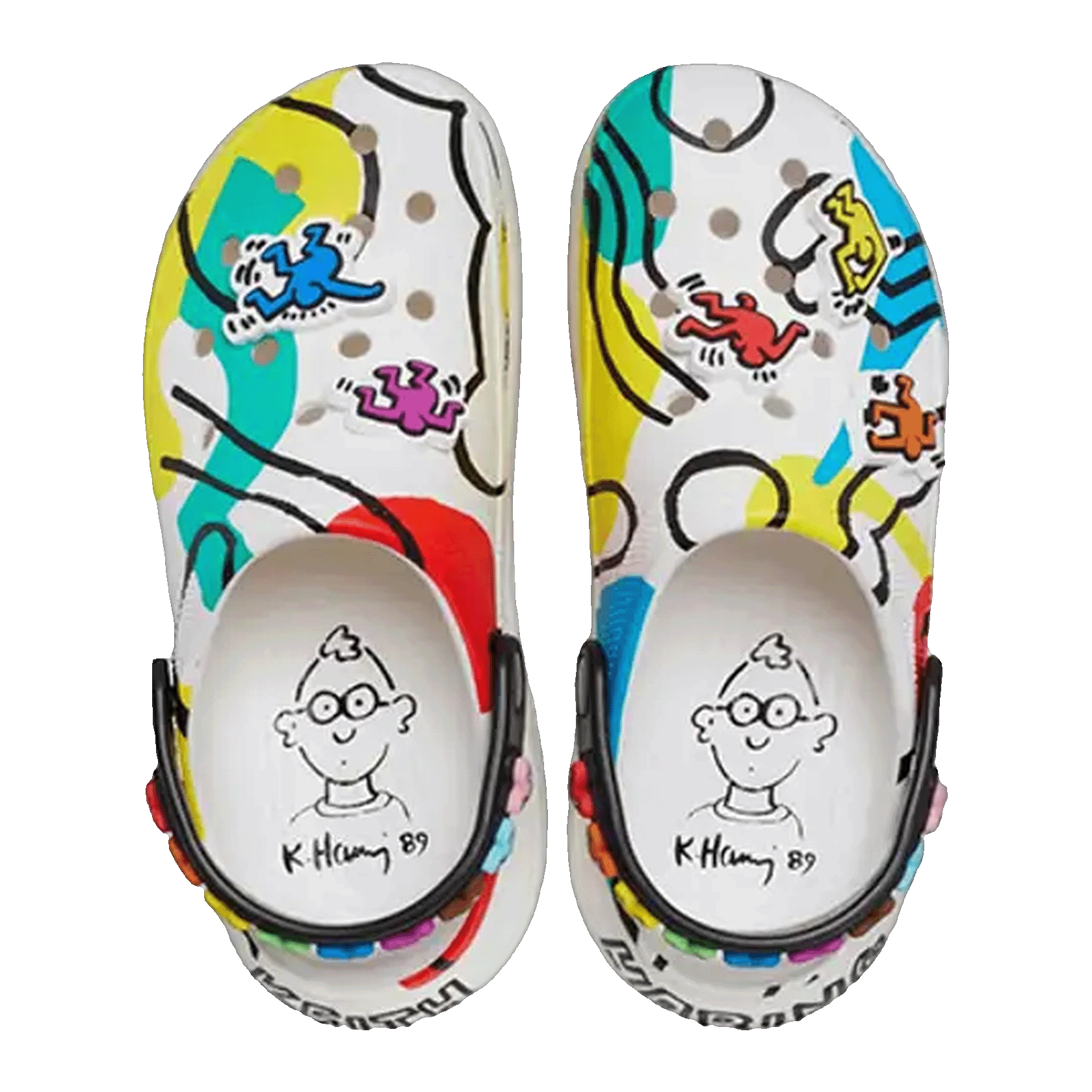 Crocs Classic Mega Crush Clog Keith Haring Oben