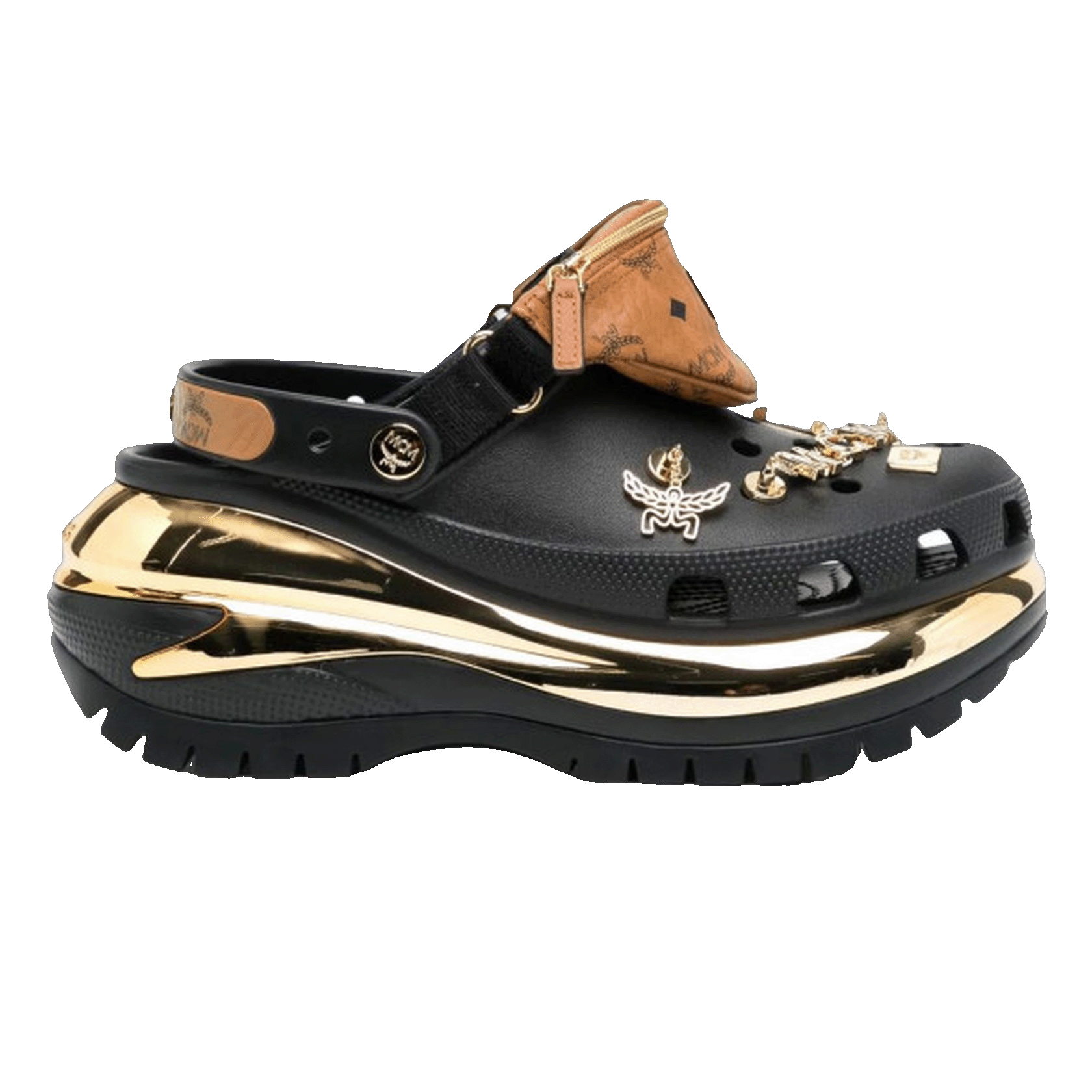 Crocs Classic Mega Crush Clog MCM Belt Bag Black