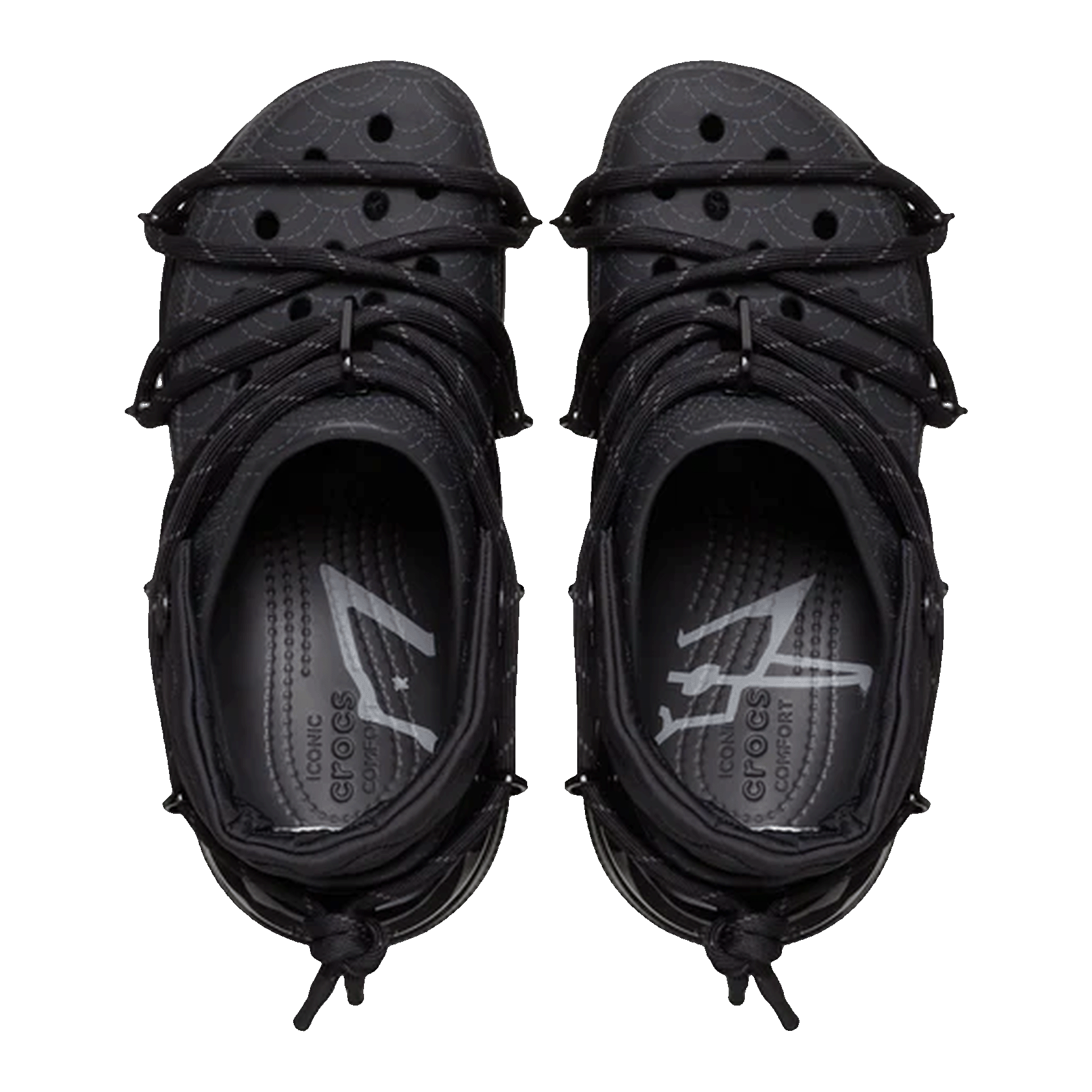 Crocs Classic Mega Crush Clog Rauw Alejandro Black Oben