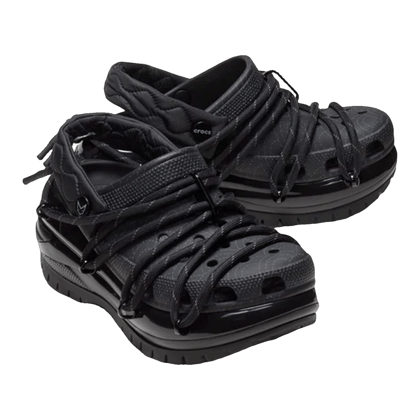 Crocs Classic Mega Crush Clog Rauw Alejandro Black Side