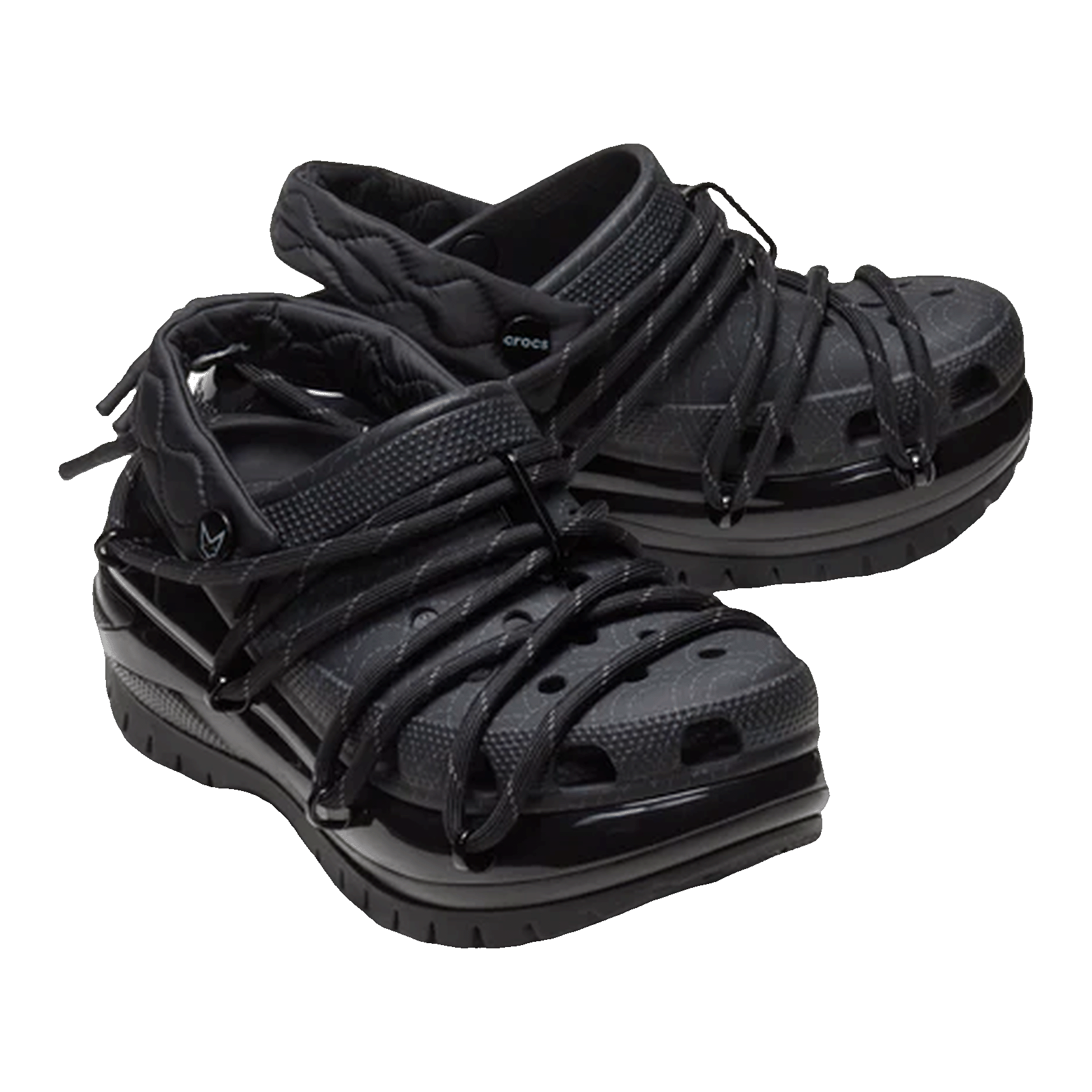 Crocs Classic Mega Crush Clog Rauw Alejandro Black Side