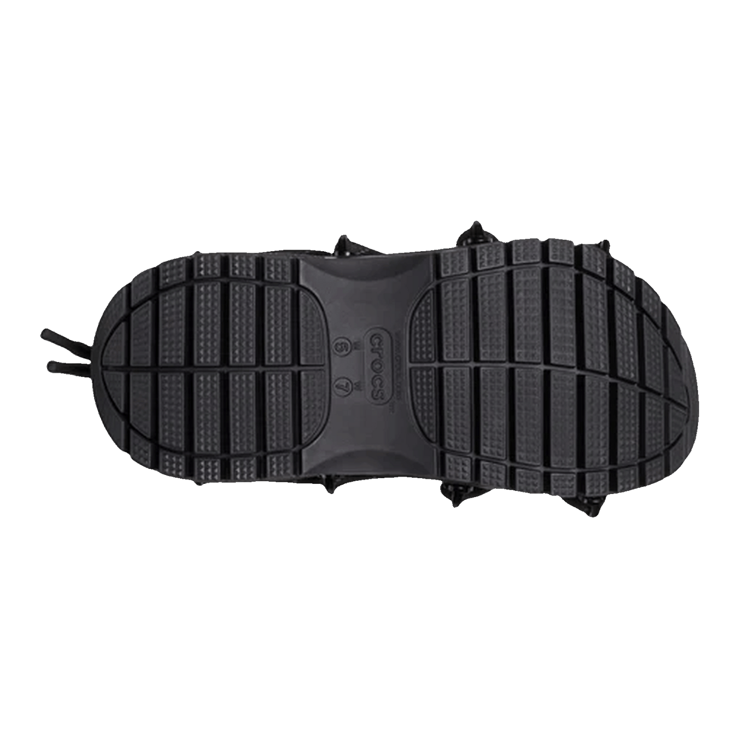 Crocs Classic Mega Crush Clog Rauw Alejandro Black Sohle