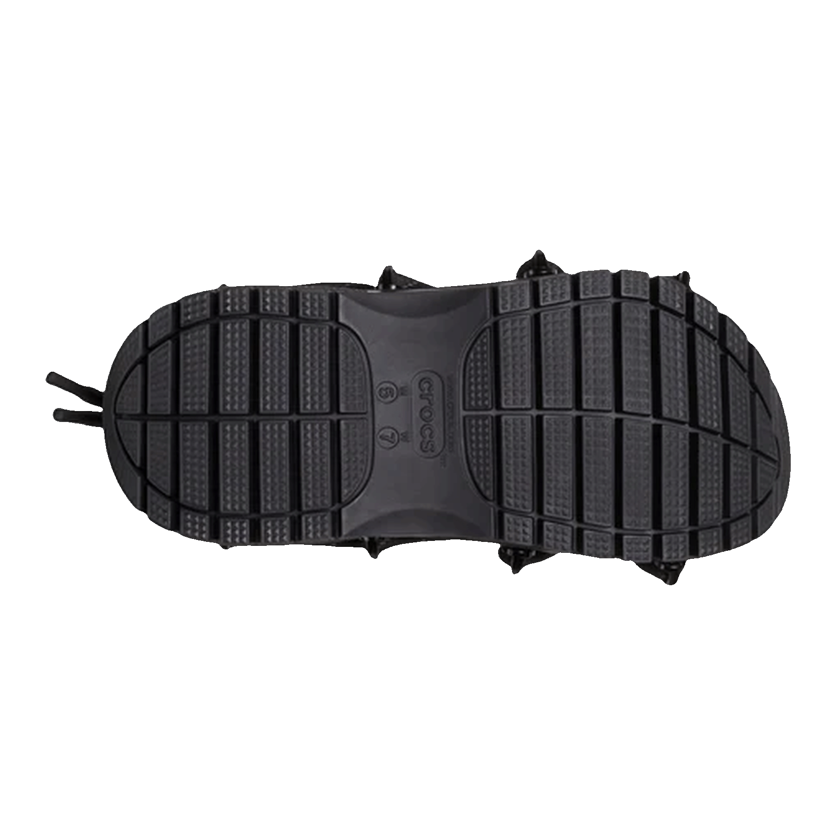 Crocs Classic Mega Crush Clog Rauw Alejandro Black Sohle