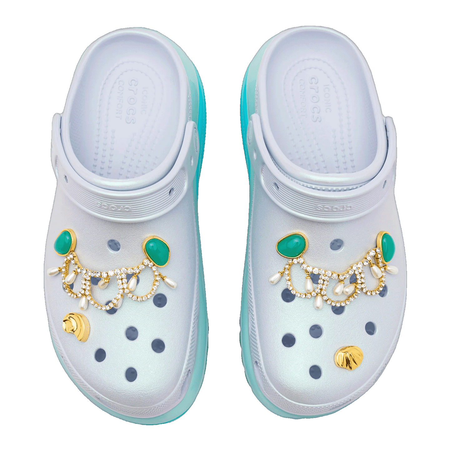 Crocs Classic Mega Crush Clog Sea Friends Oben