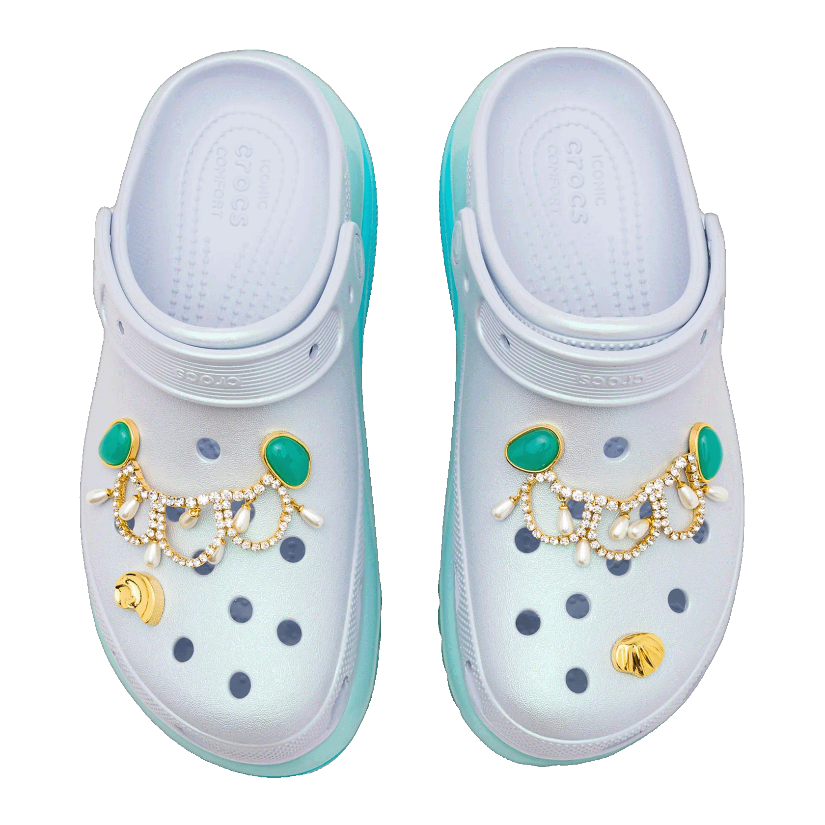 Crocs Classic Mega Crush Clog Sea Friends Oben