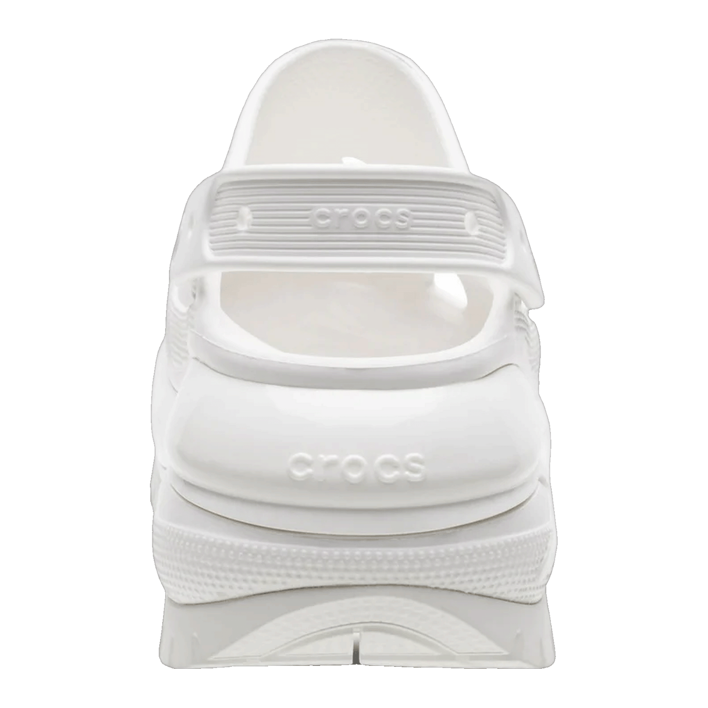 Crocs Classic Mega Crush Clog White Back
