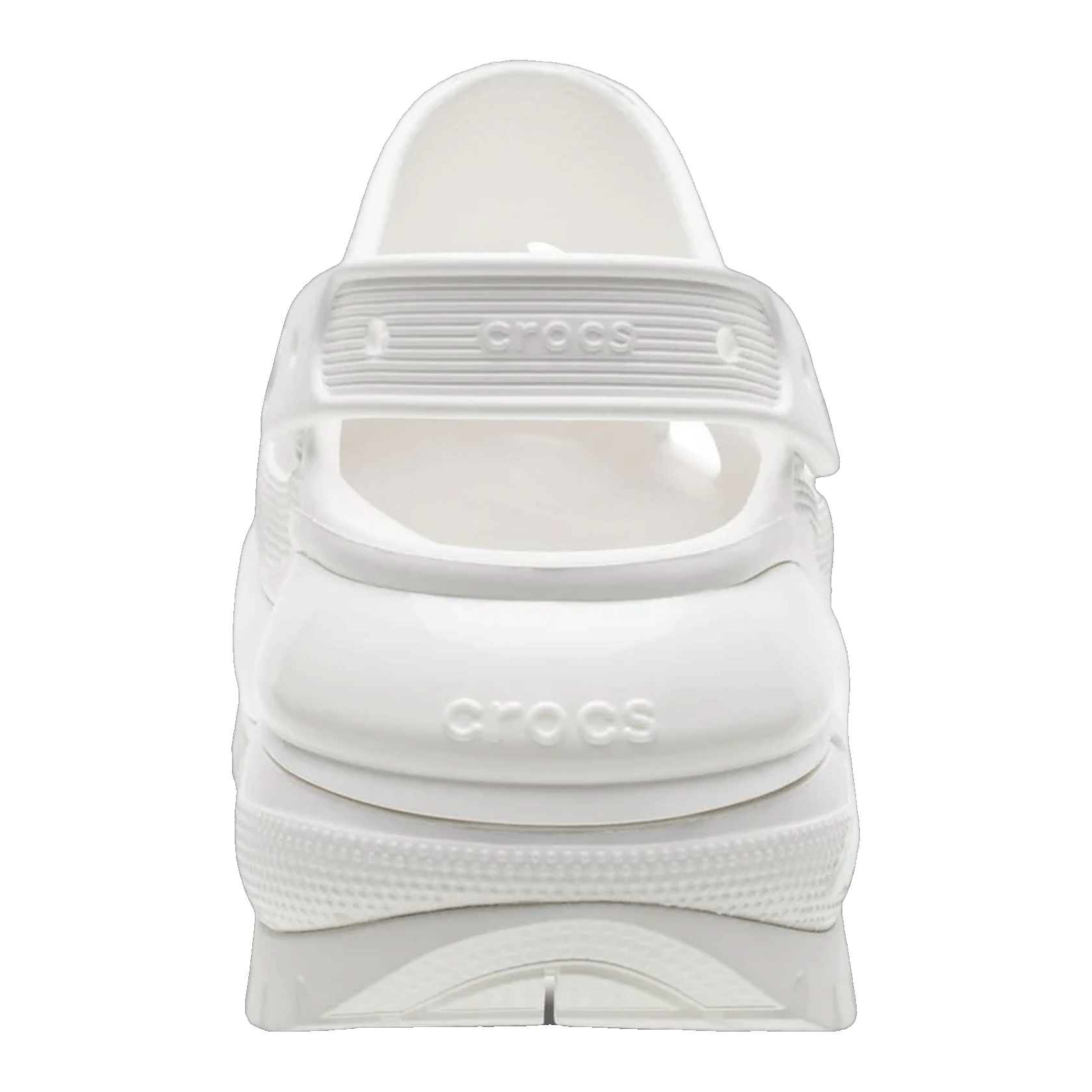 Crocs Classic Mega Crush Clog White Back