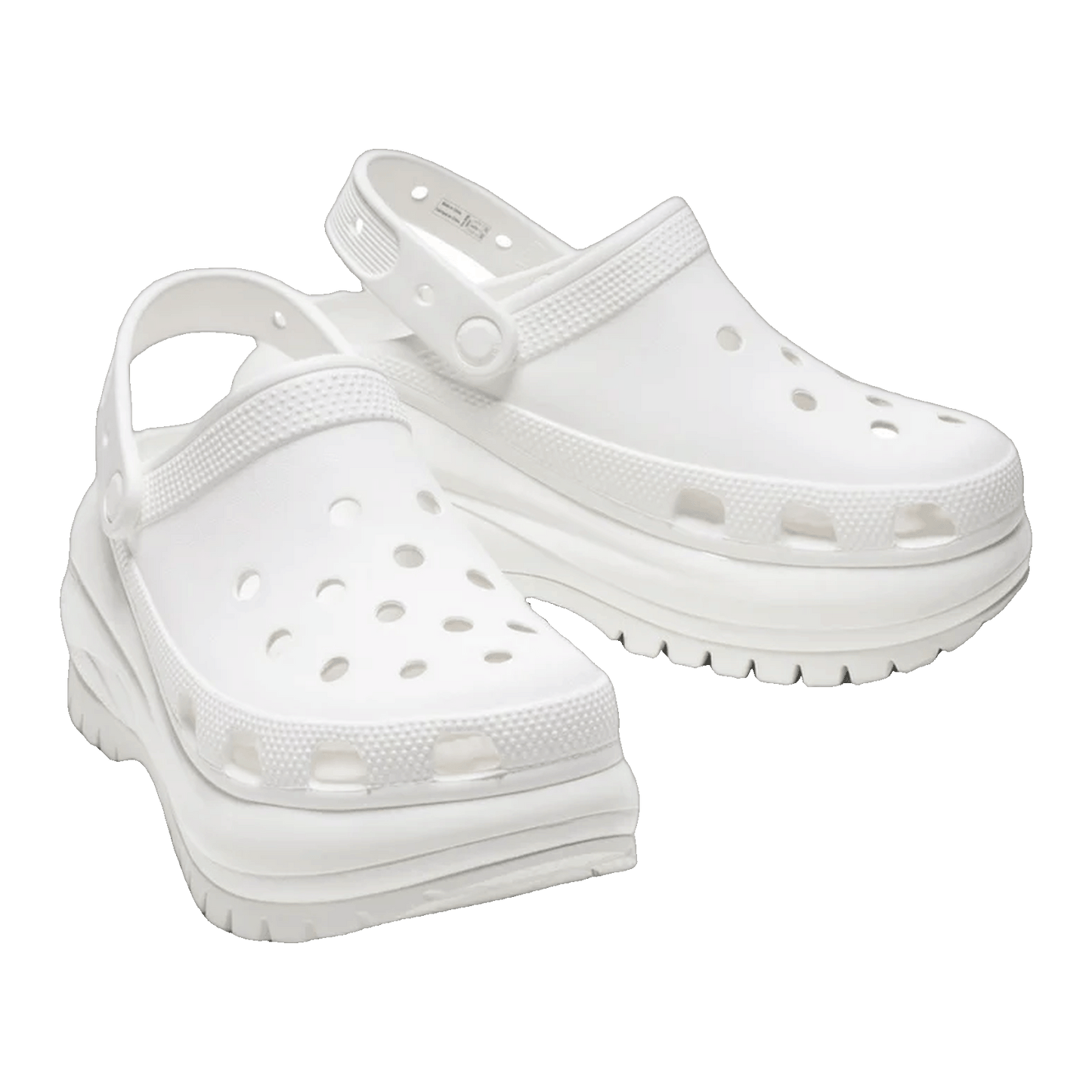 Crocs Classic Mega Crush Clog White Side