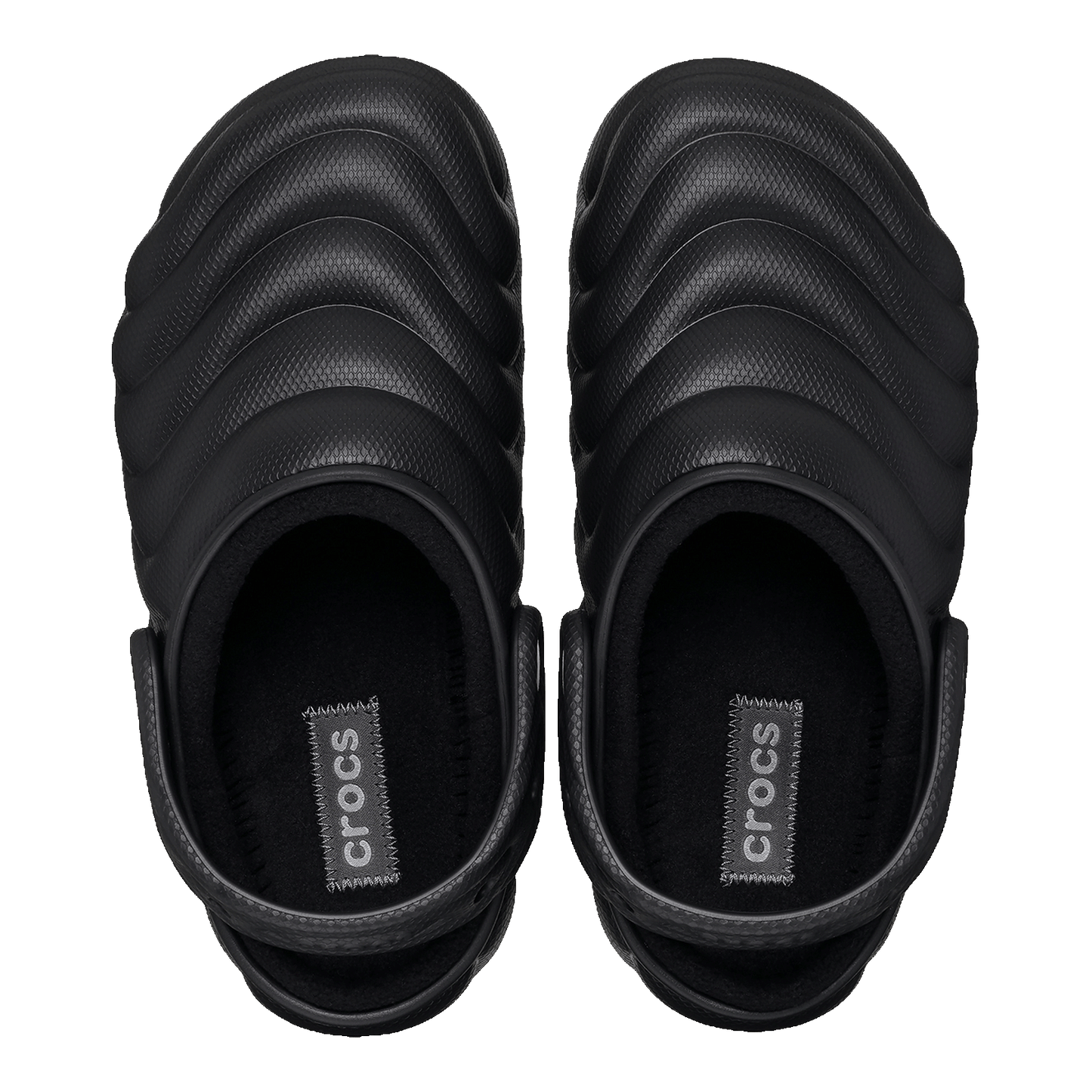 Crocs Classic Overpuff Lined Clog Black Oben