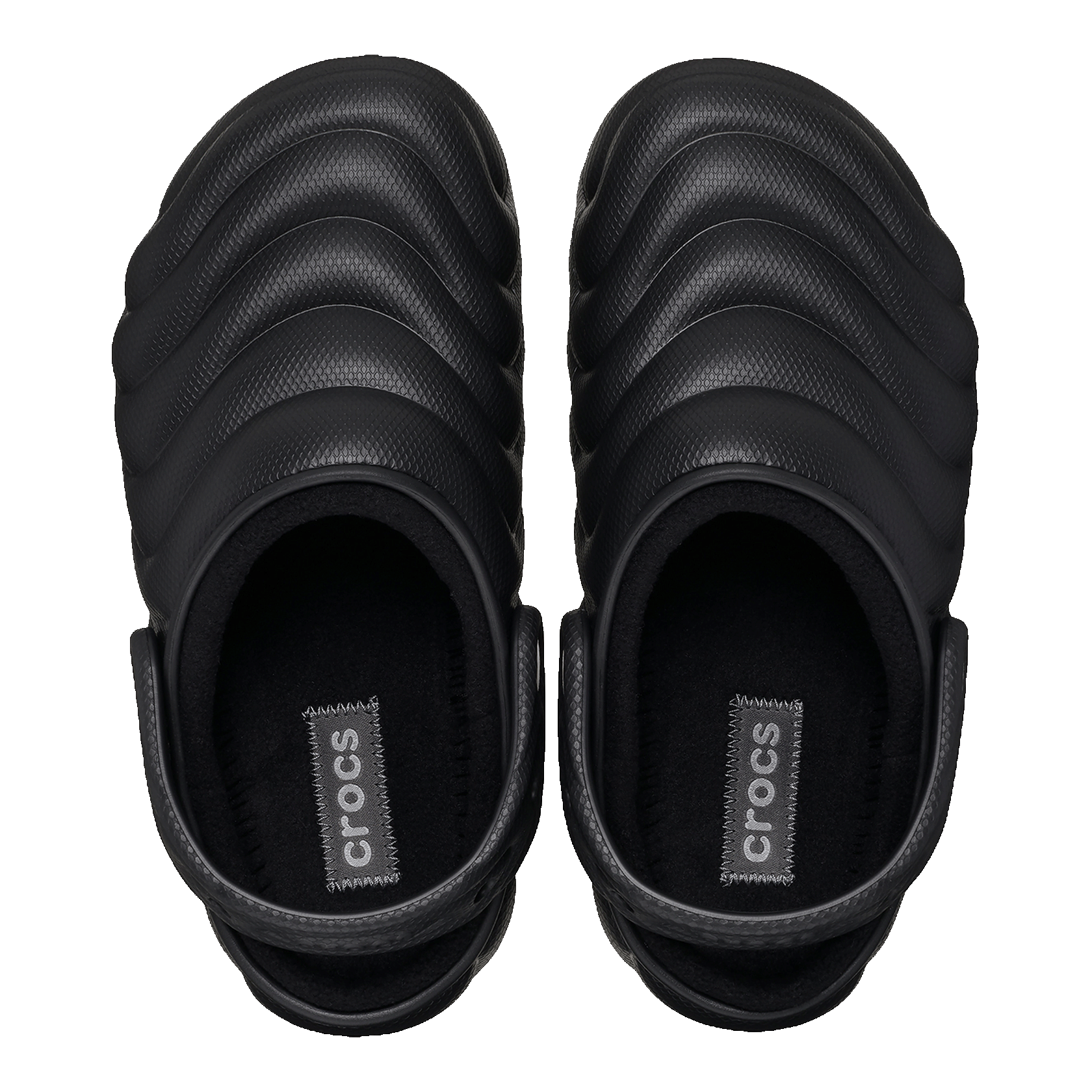 Crocs Classic Overpuff Lined Clog Black Oben