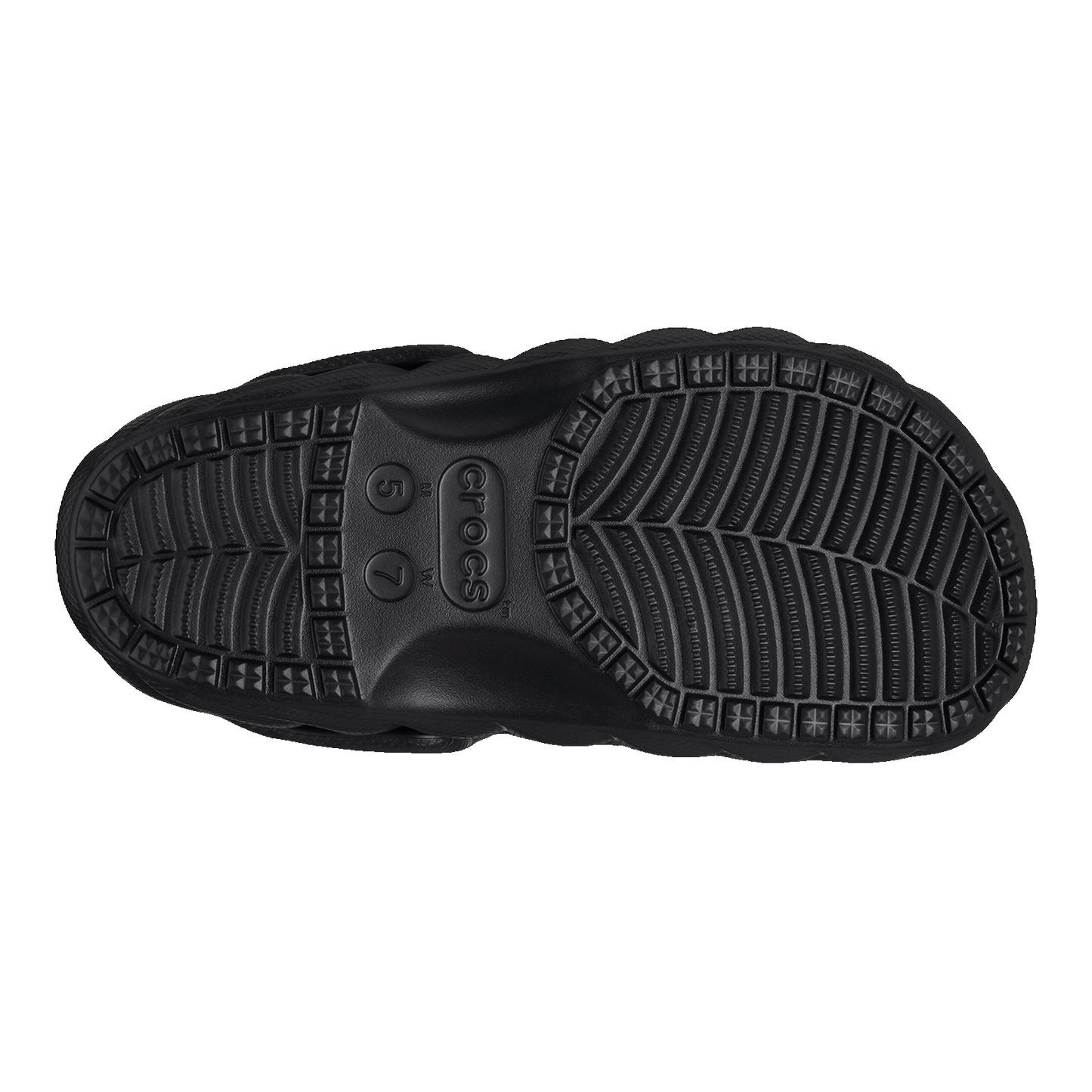 Crocs Classic Overpuff Lined Clog Black Sohle