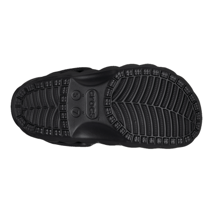 Crocs Classic Overpuff Lined Clog Black Sohle