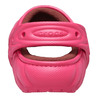 Crocs Classic Overpuff Lined Clog Dragon Fruit Back