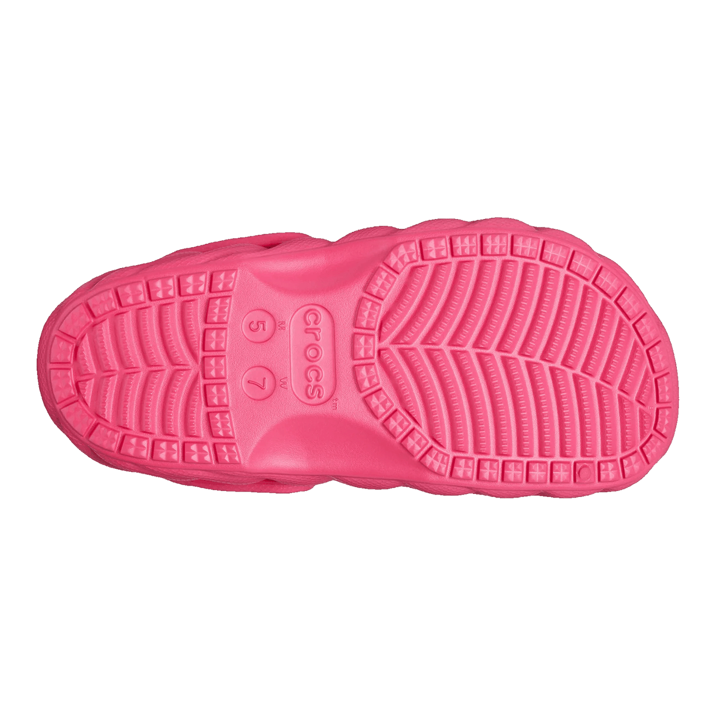 Crocs Classic Overpuff Lined Clog Dragon Fruit Sohle