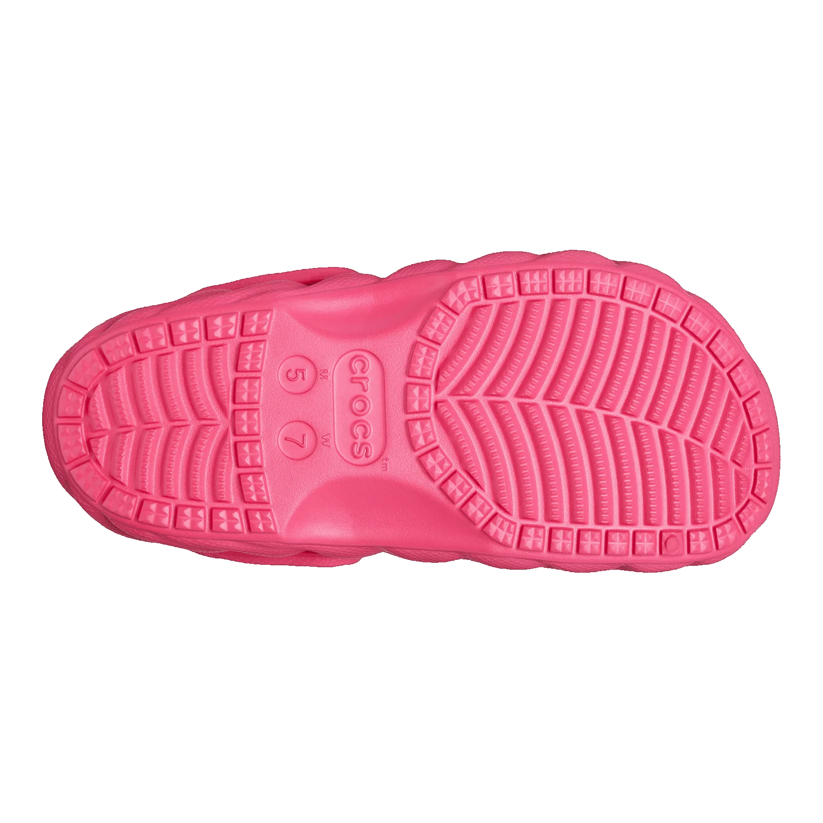 Crocs Classic Overpuff Lined Clog Dragon Fruit Sohle