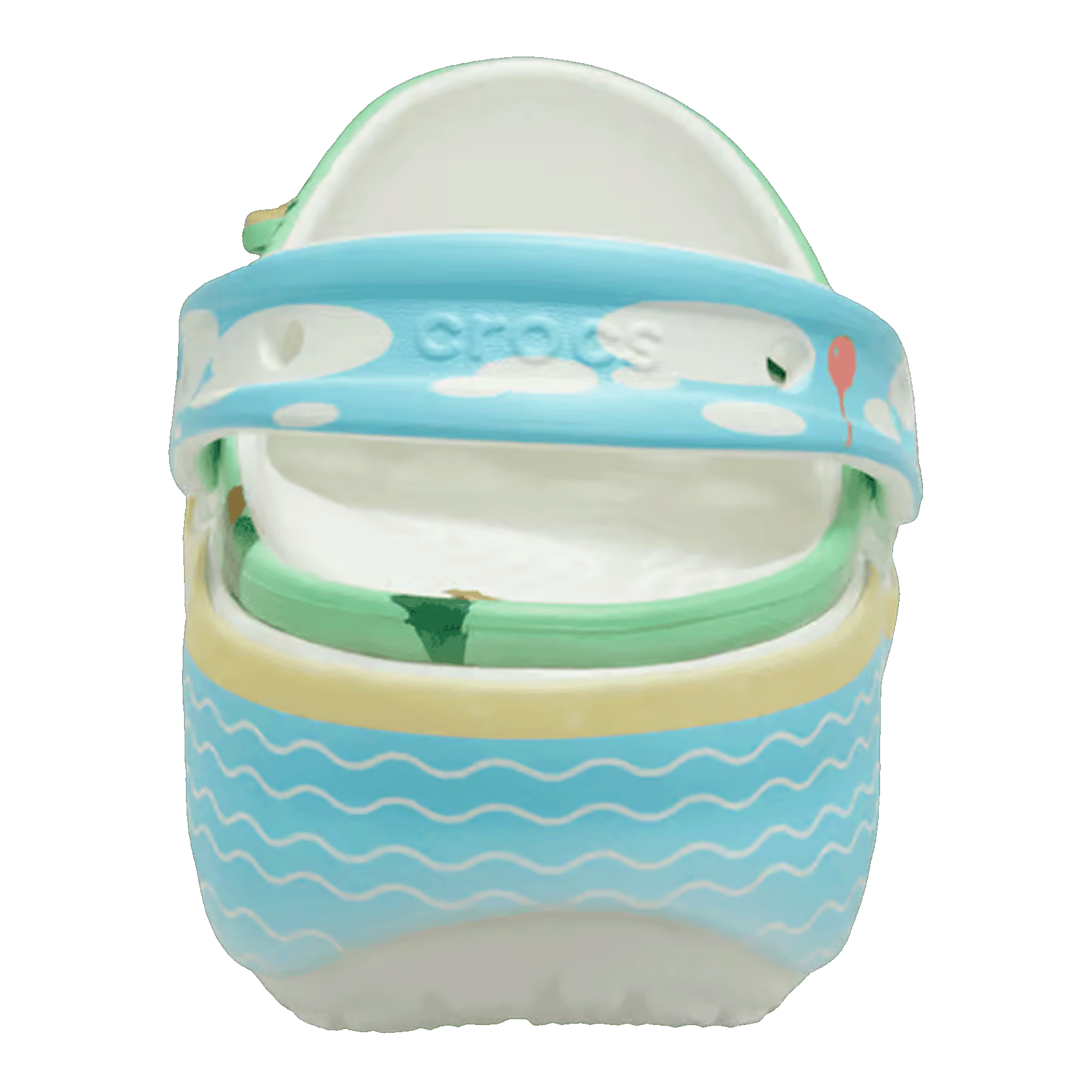 Crocs Classic Platform Clog Animal Crossing (W) Back