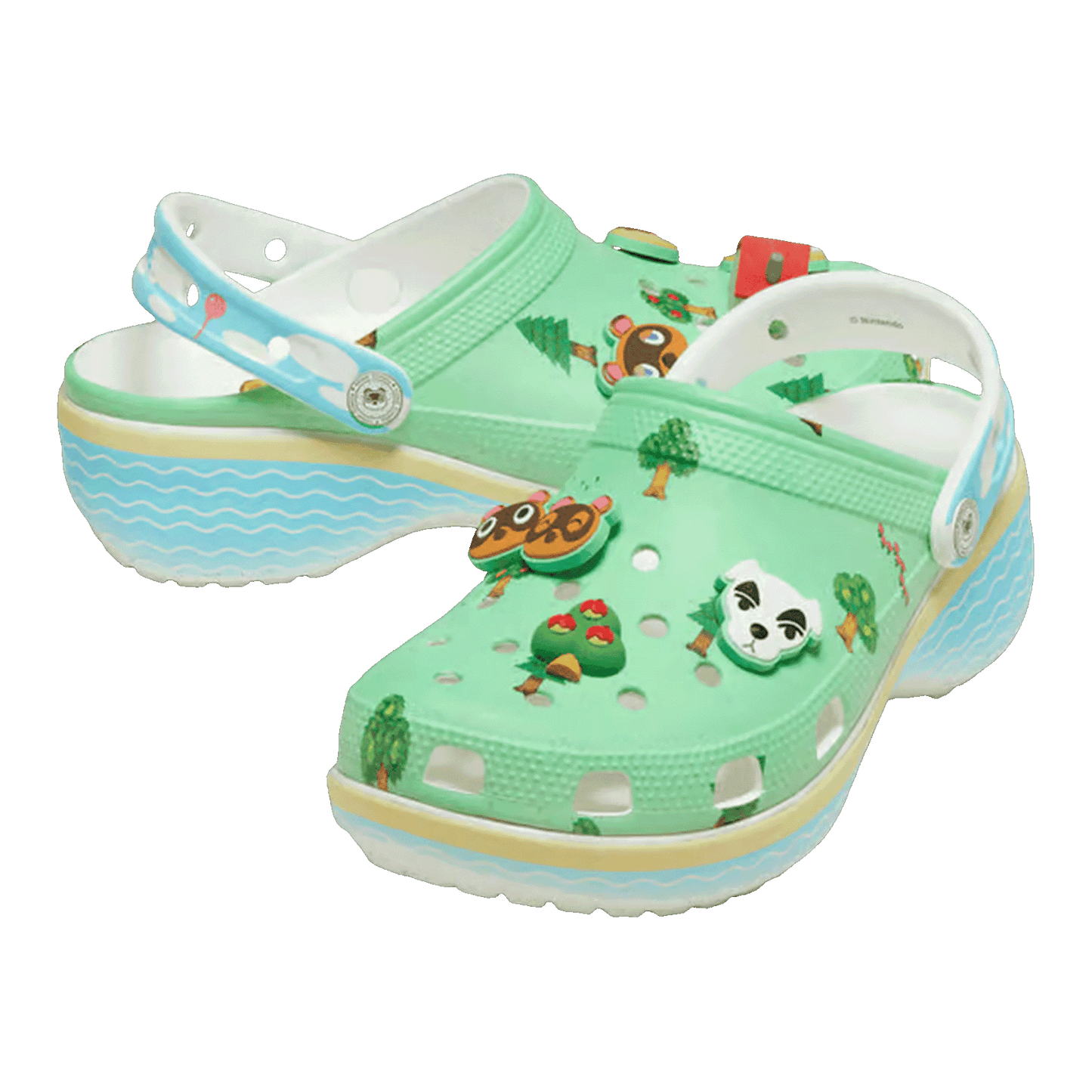 Crocs Classic Platform Clog Animal Crossing (W) Side